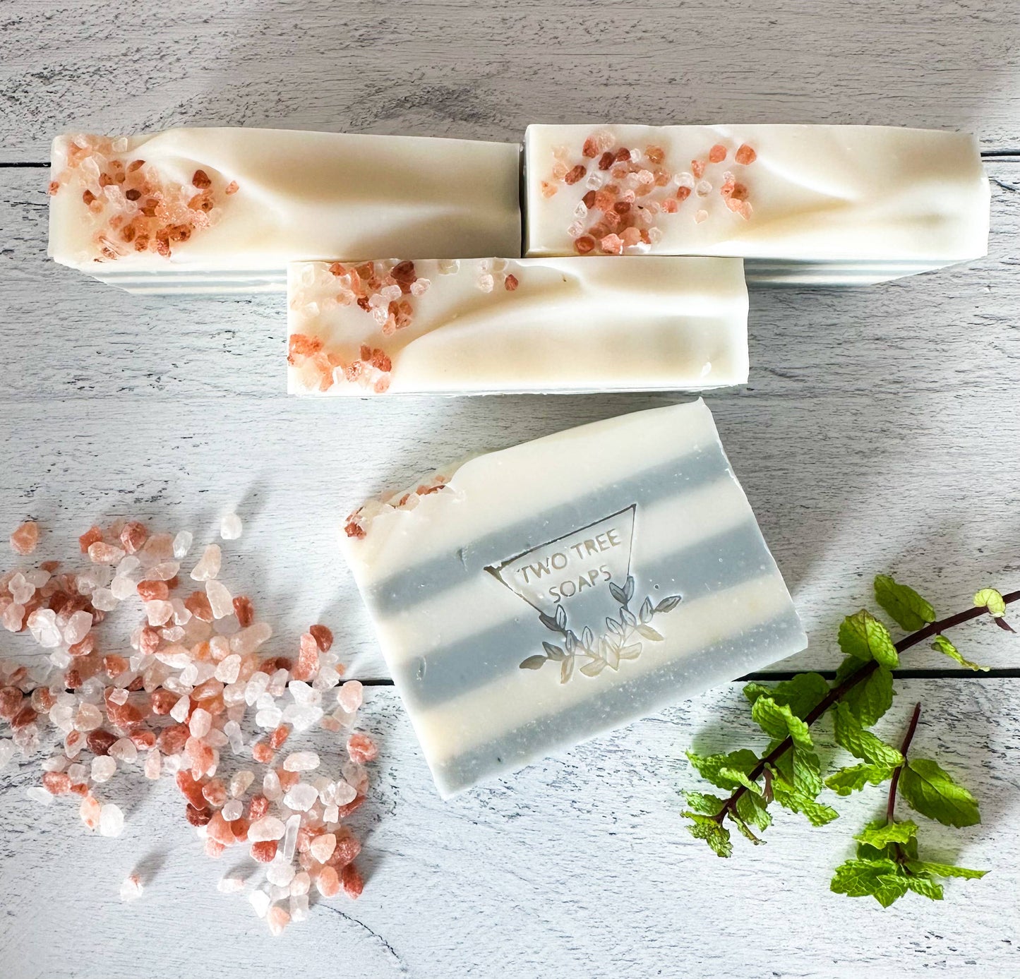 Salt N' Peppamint- Natural Handmade Bar Soap