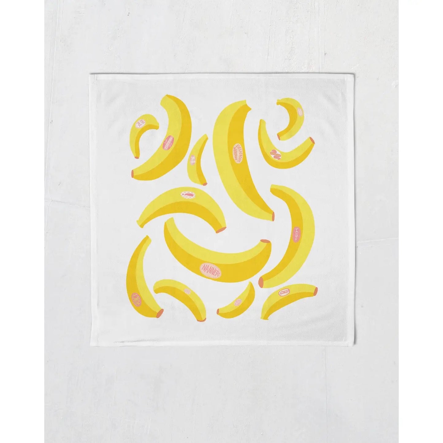 Bananas Flour Sack Tea Towel