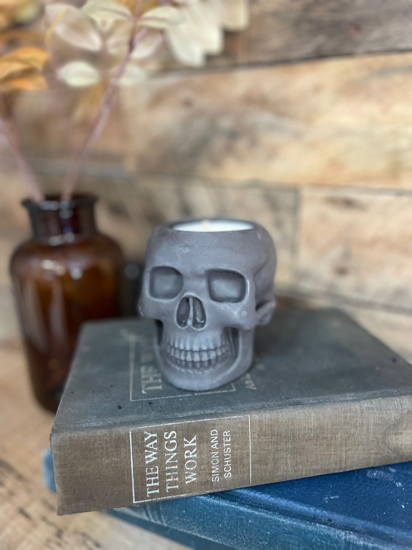Small Skull Candle