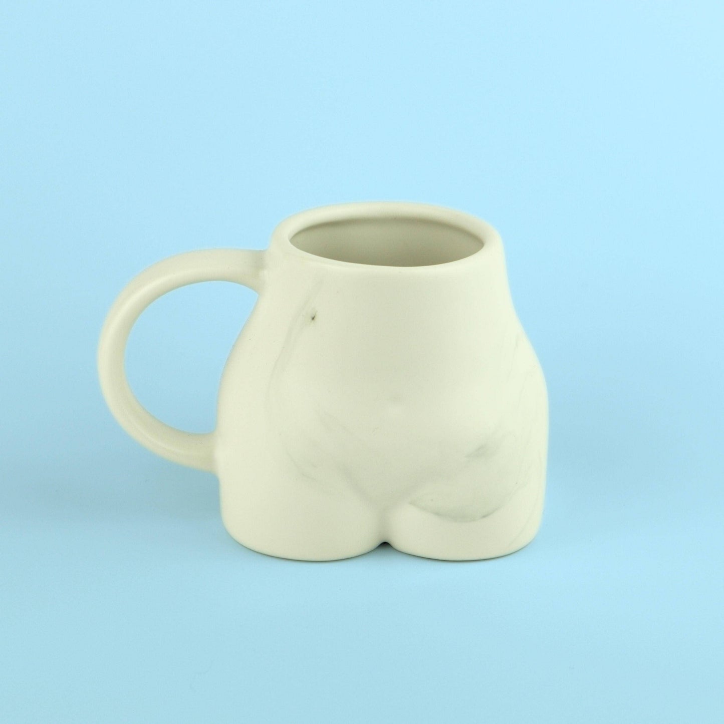 Body Butt Shaped - Mug (5 different color options): Pink