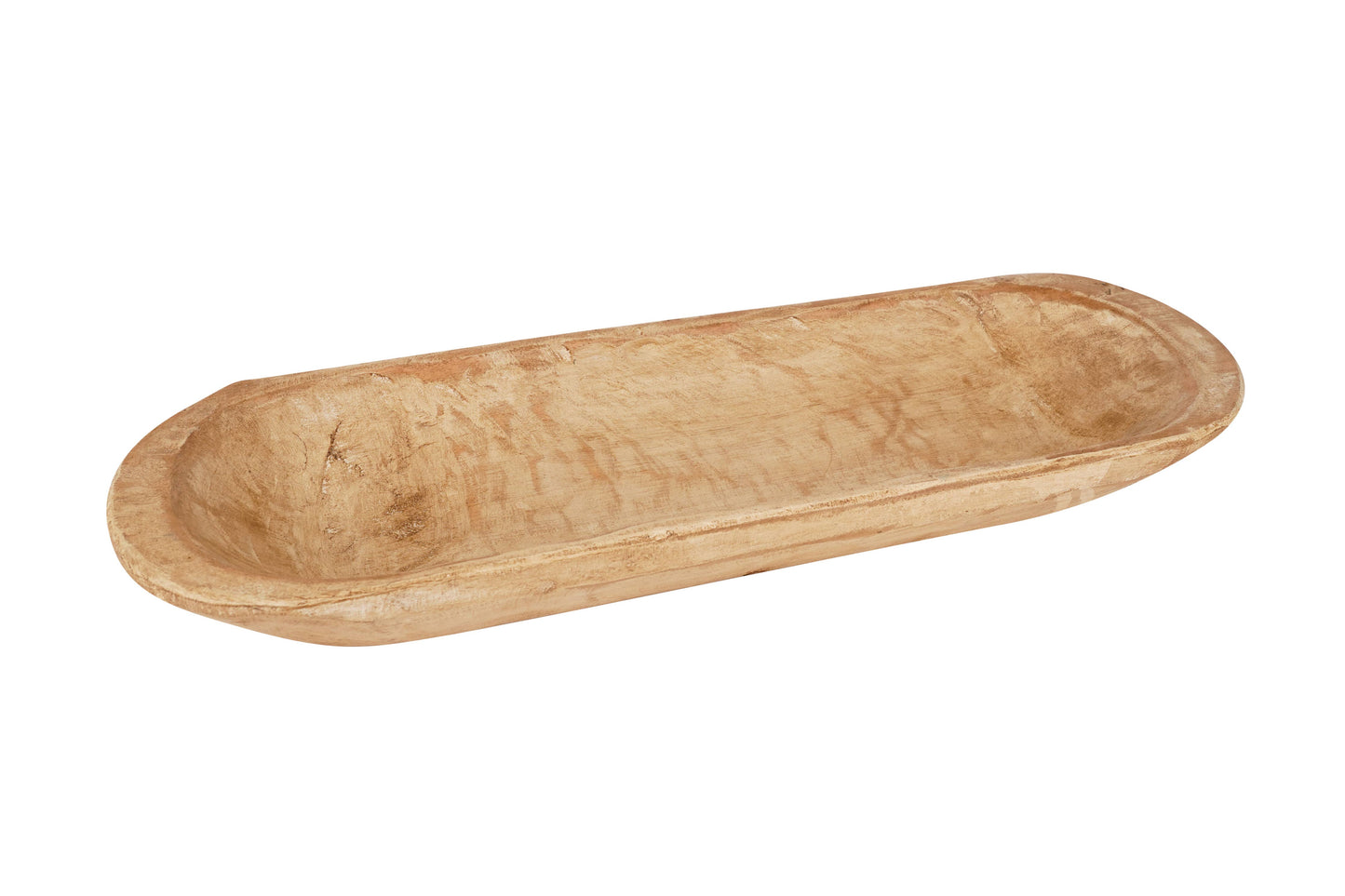 Baguette-Small Bread Bowl-Home Decor #2-Wooden-6x20 inches: White
