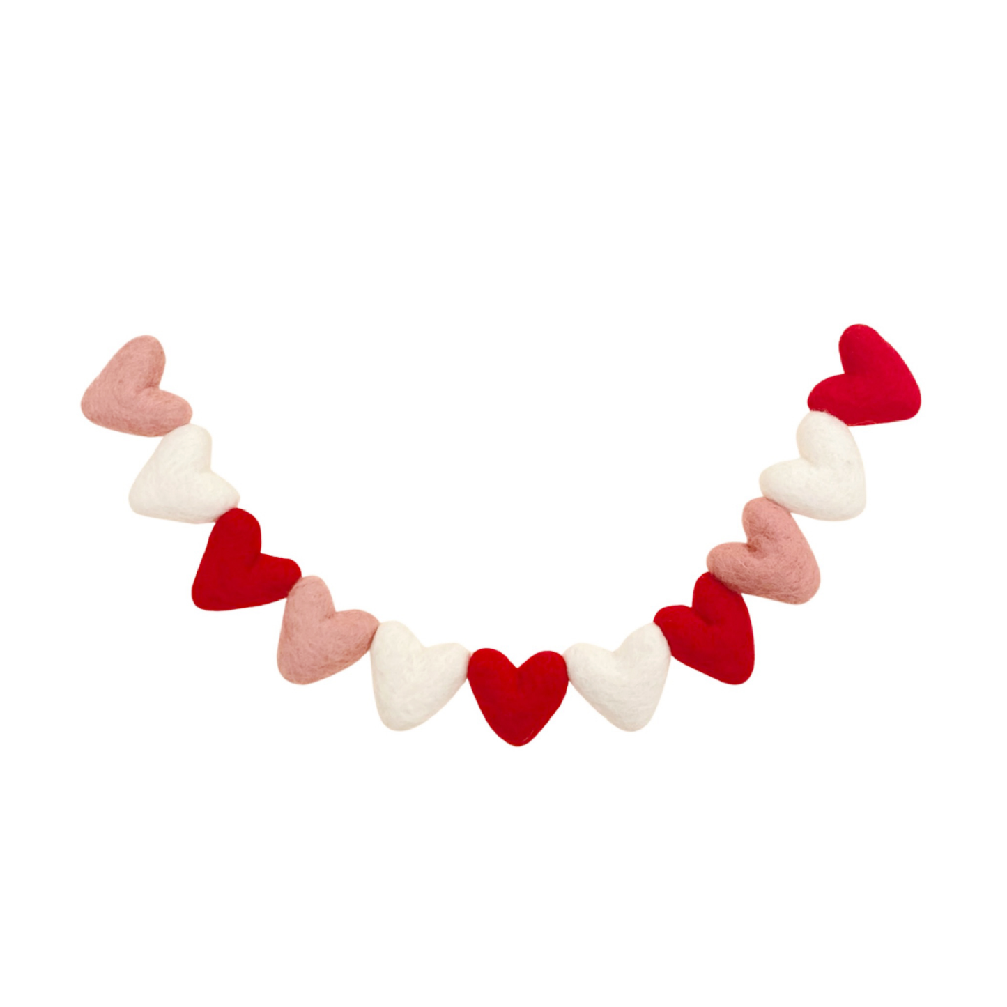 All-Heart Garland | Red Pink & White: 3 ft.