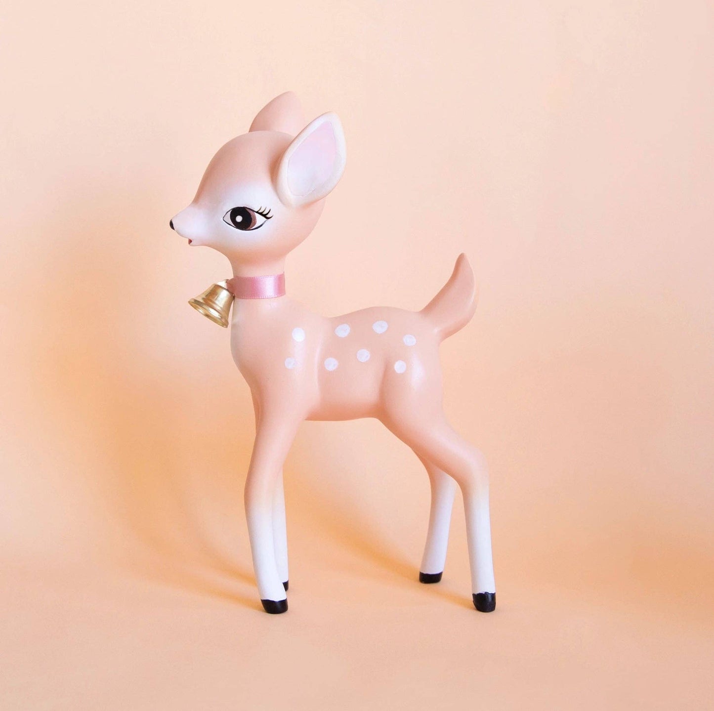 Retro Deer Figurine - Peach