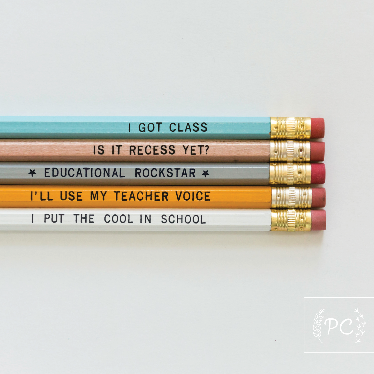 teachers pencil set