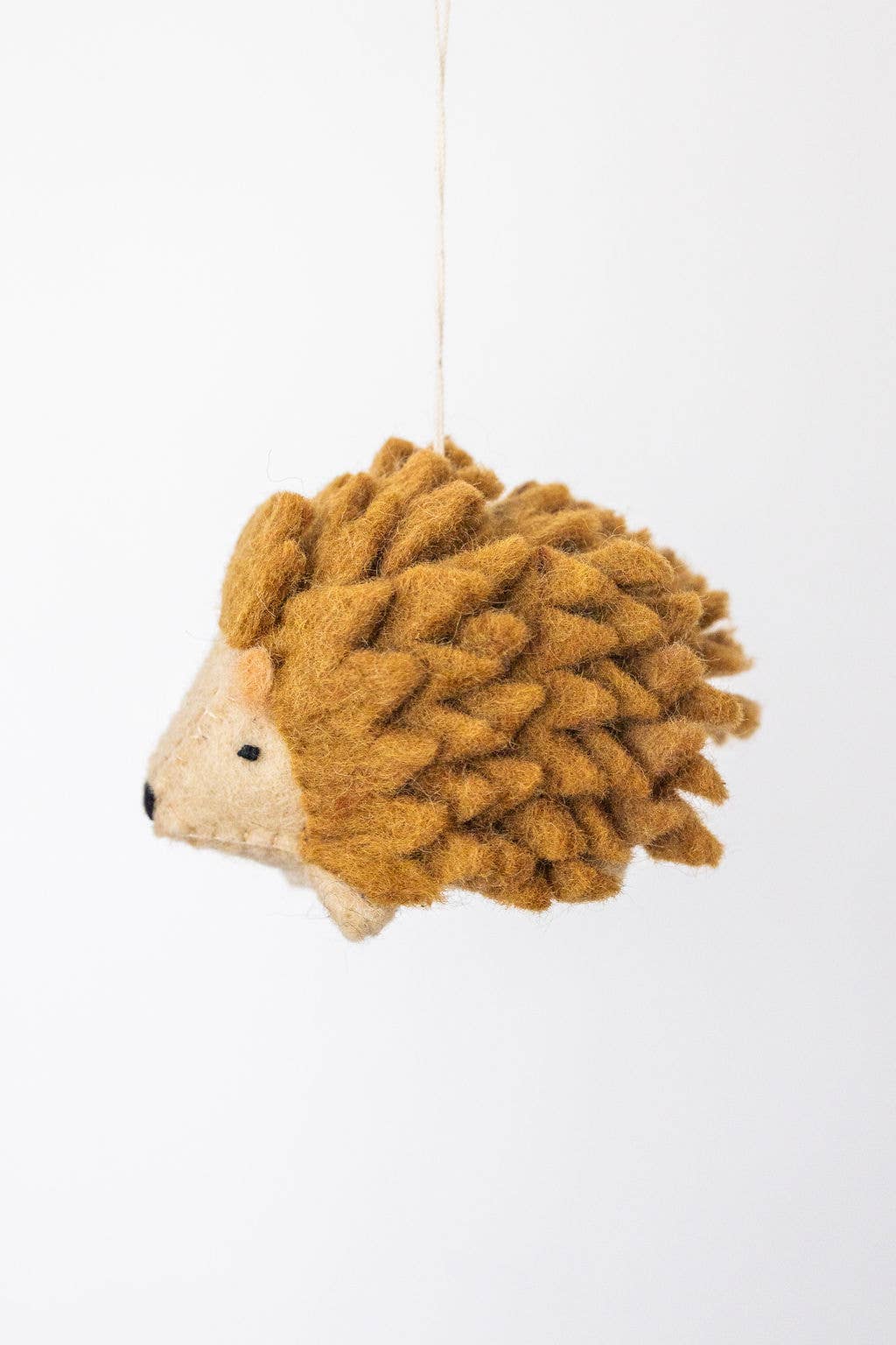 Handmade  Hedgehog Felt Ornament