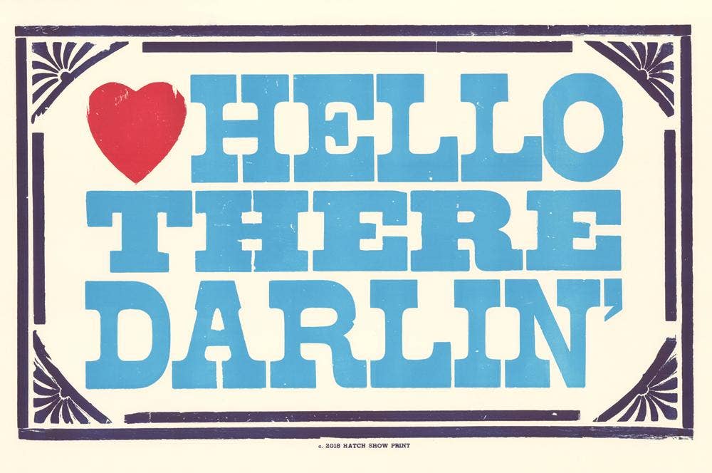 Hello There Darlin' Poster: No Package